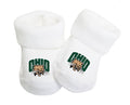 Ohio Bobcats Baby Toe Bootie Socks 0-9 Months