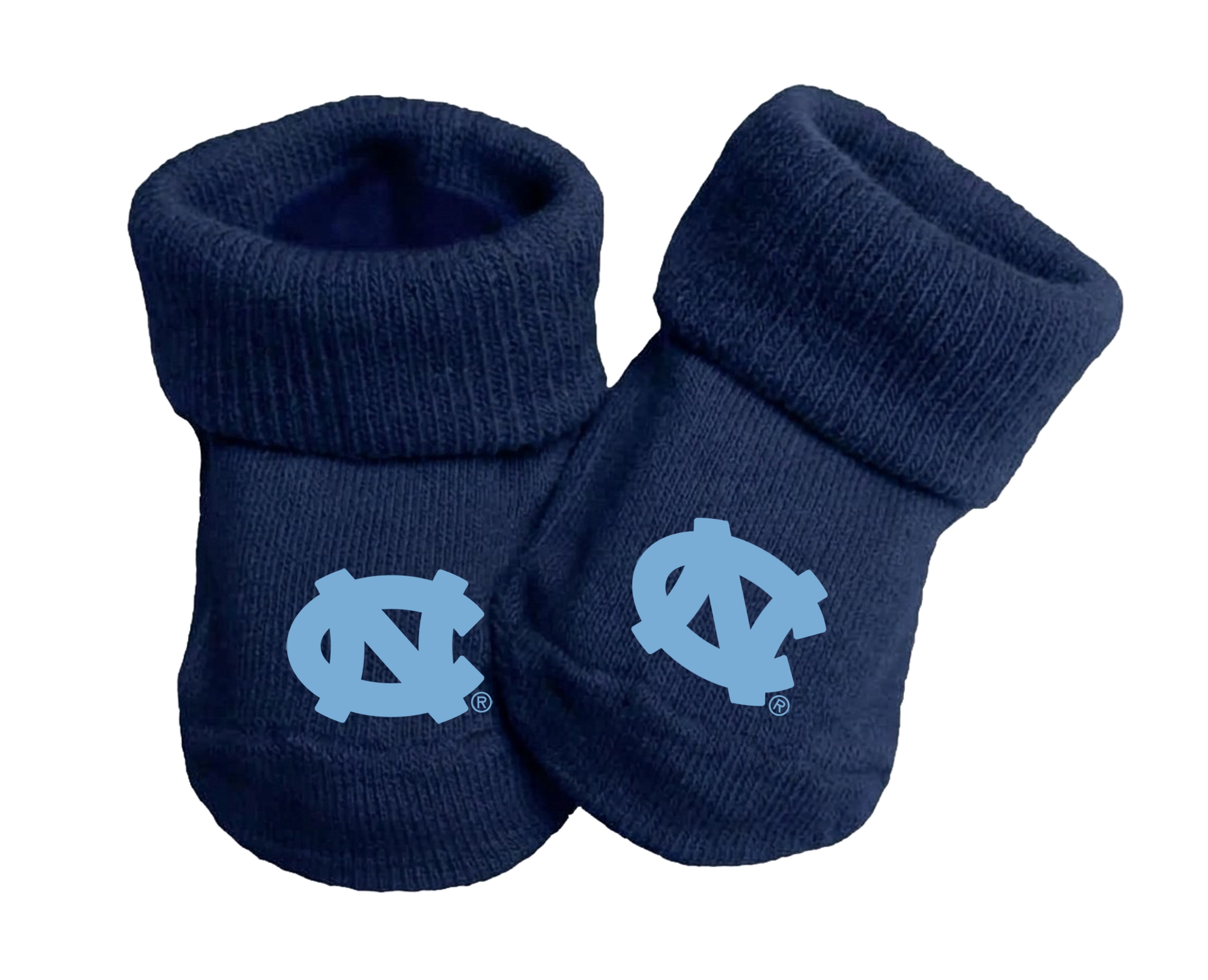 North Carolina Tar Heels Baby Toe Bootie Socks 0-9 Months