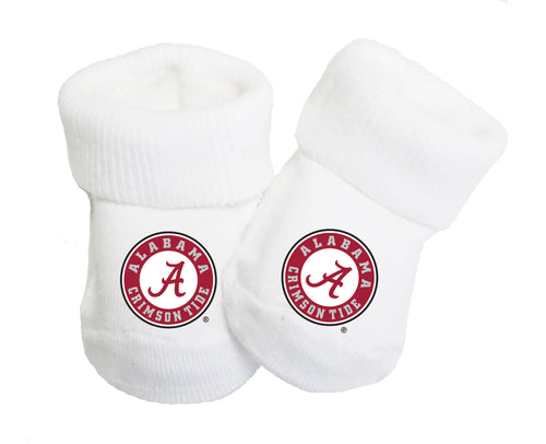 Alabama Crimson Tide Baby Toe Bootie Socks 0-9 Months