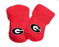 Georgia Bulldogs Baby Toe Bootie Socks 0-9 Months