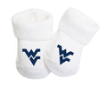 West Virginia Mountaineers Baby Toe Bootie Socks 0-9 Months