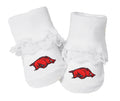 Arkansas Razorbacks Baby Toe Bootie Socks 0-9 Months