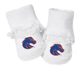 Boise State Broncos Baby Toe Bootie Socks 0-9 Months