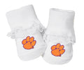 Clemson Tigers Baby Toe Bootie Socks 0-9 Months