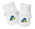 Delaware Blue Hens Baby Toe Bootie Socks 0-9 Months