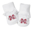 Mississippi State Bulldogs Baby Toe Bootie Socks 0-9 Months