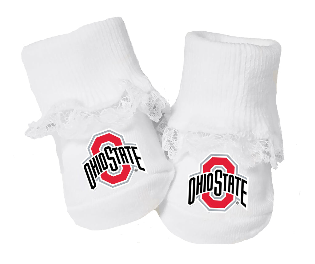 Ohio State Buckeyes Baby Toe Bootie Socks 0-9 Months
