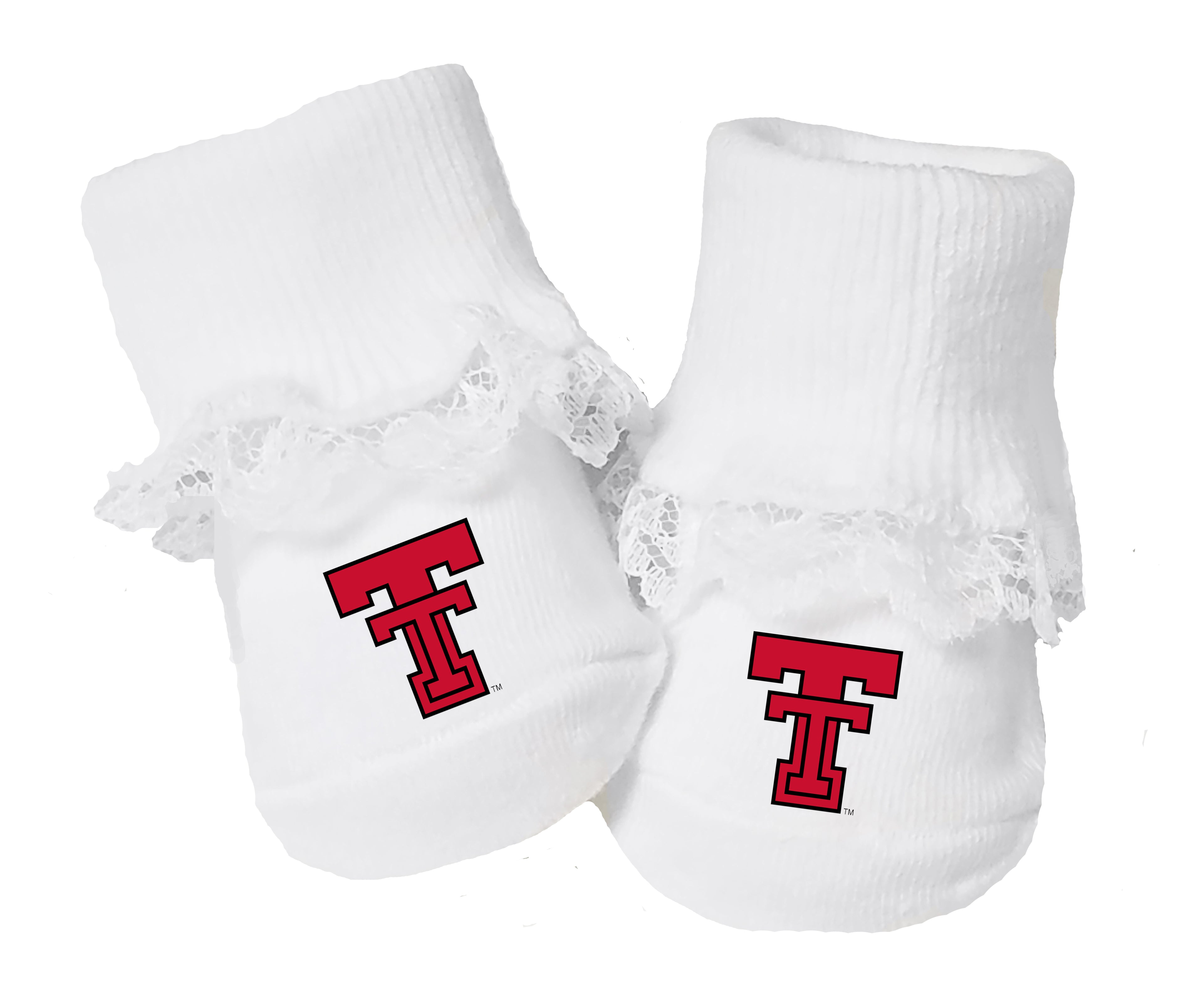 Texas Tech Red Raiders Baby Toe Bootie Socks 0-9 Months