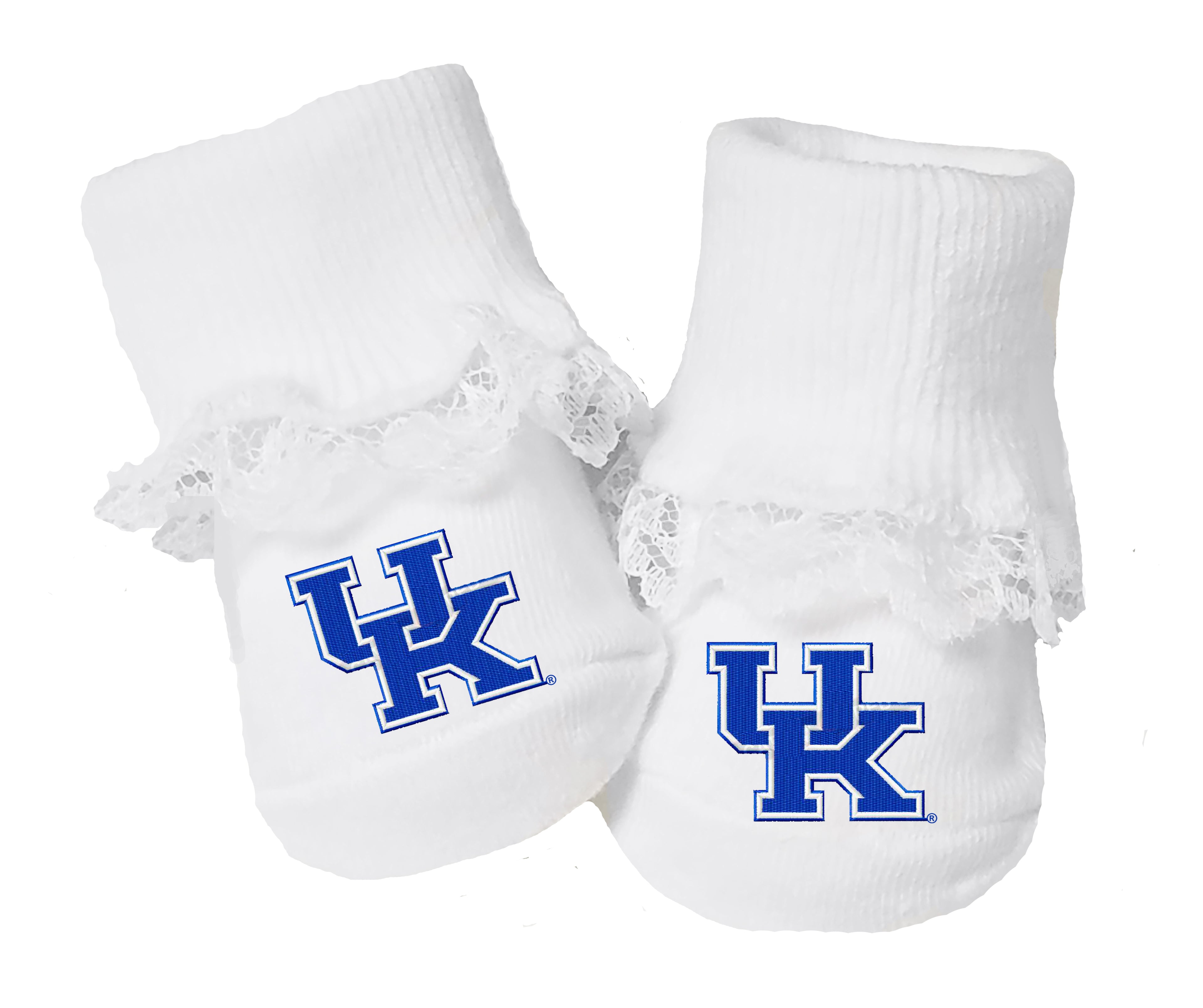 Kentucky Wildcats Baby Toe Bootie Socks 0-9 Months