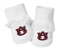 Auburn Tigers Baby Toe Bootie Socks 0-9 Months