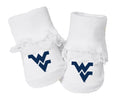 West Virginia Mountaineers Baby Toe Bootie Socks 0-9 Months