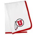 Utah Utes Baby Receiving Blanket