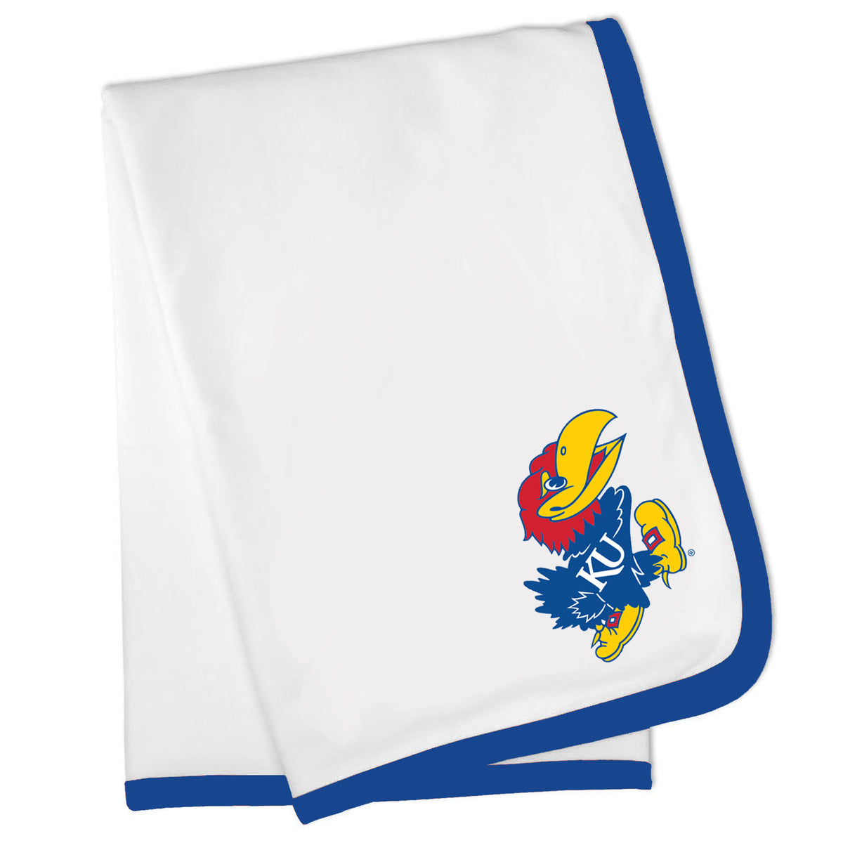 Kansas Jayhawks Baby Receiving Blanket