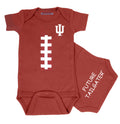 Indiana Hoosiers Brown Football Baby Bodysuit