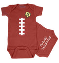 Cal Poly Mustangs Brown Football Baby Bodysuit