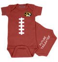 Missouri Tigers Brown Football Baby Bodysuit