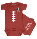 Florida State Seminoles Brown Football Baby Bodysuit