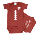 Kansas State Wildcats Brown Football Baby Bodysuit