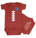Memphis Tigers Brown Football Baby Bodysuit
