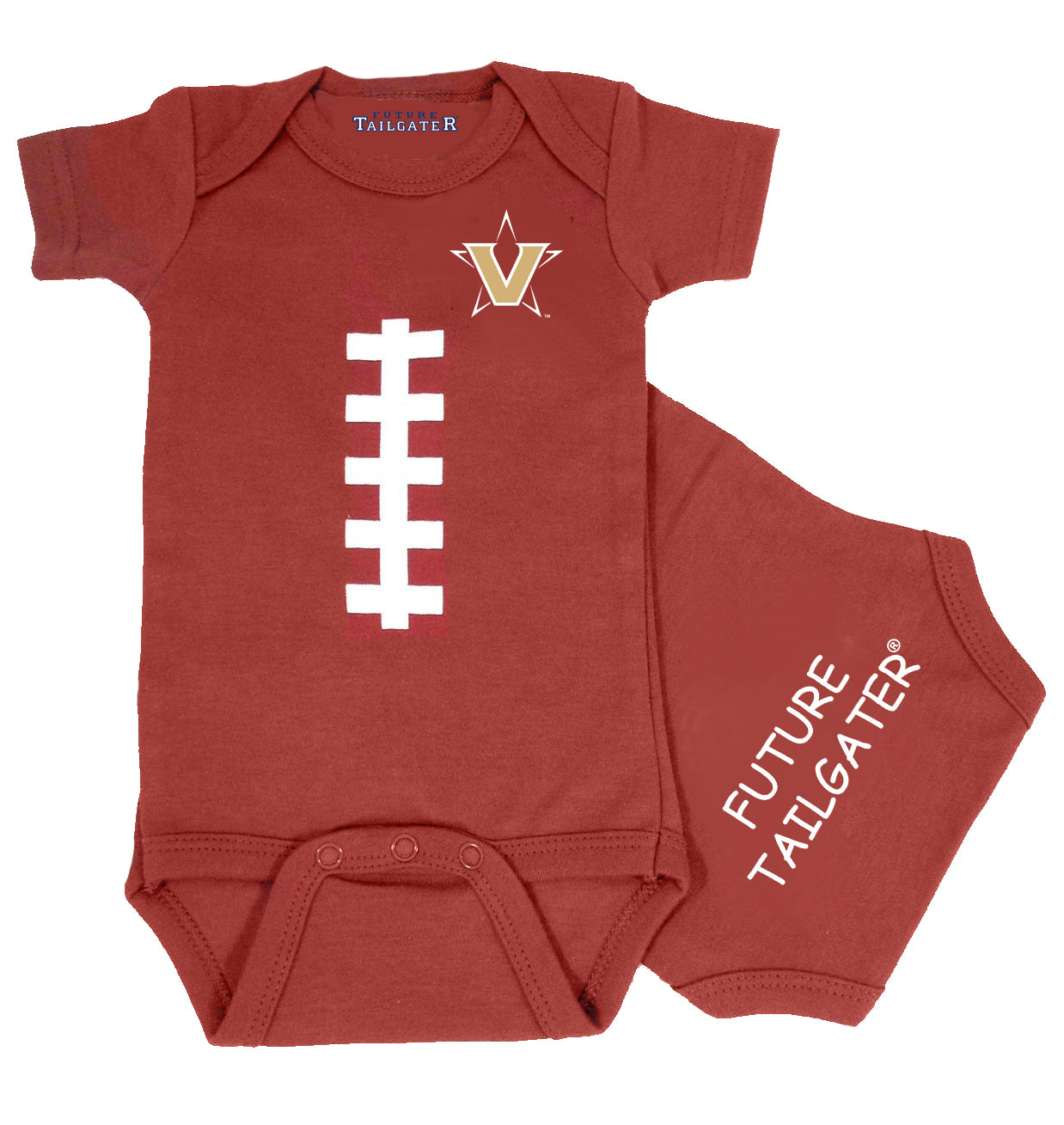Vanderbilt Commodores Brown Football Baby Bodysuit
