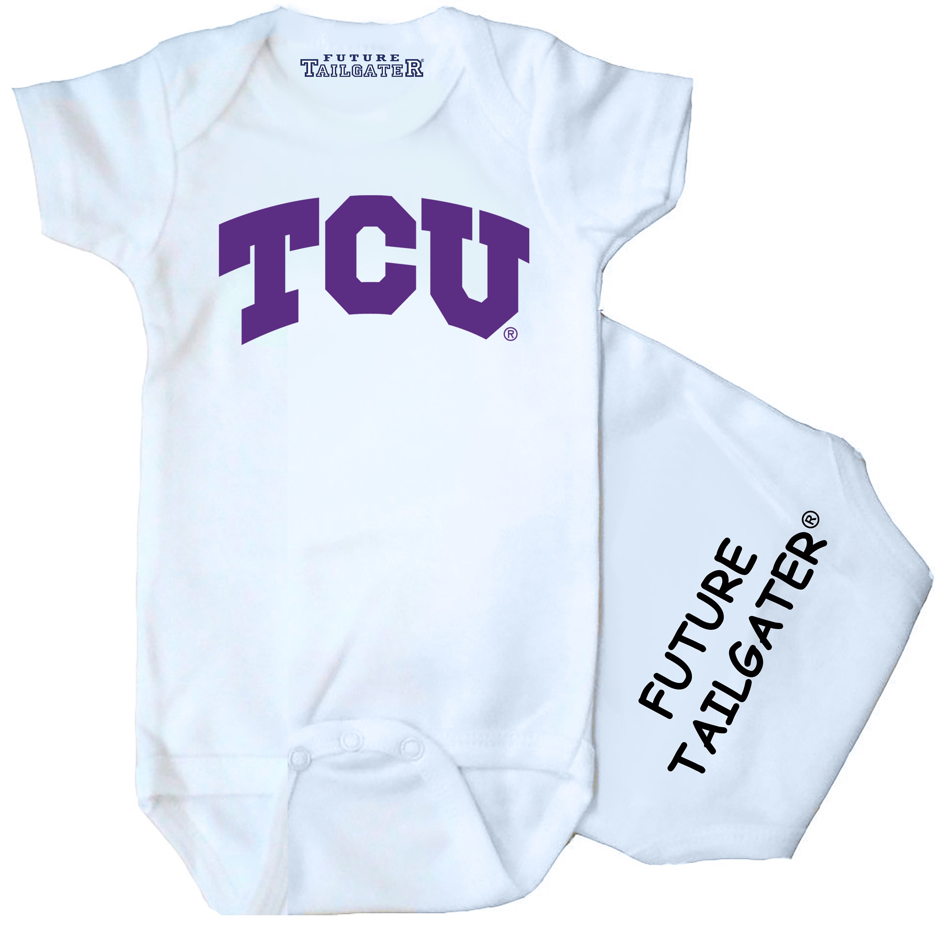 TCU Horned Frogs Future Tailgater FT Baby Bodysuit