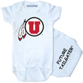 Utah Utes Future Tailgater FT Baby Bodysuit