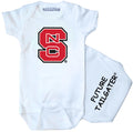 NC State Wolfpack Future Tailgater FT Baby Bodysuit