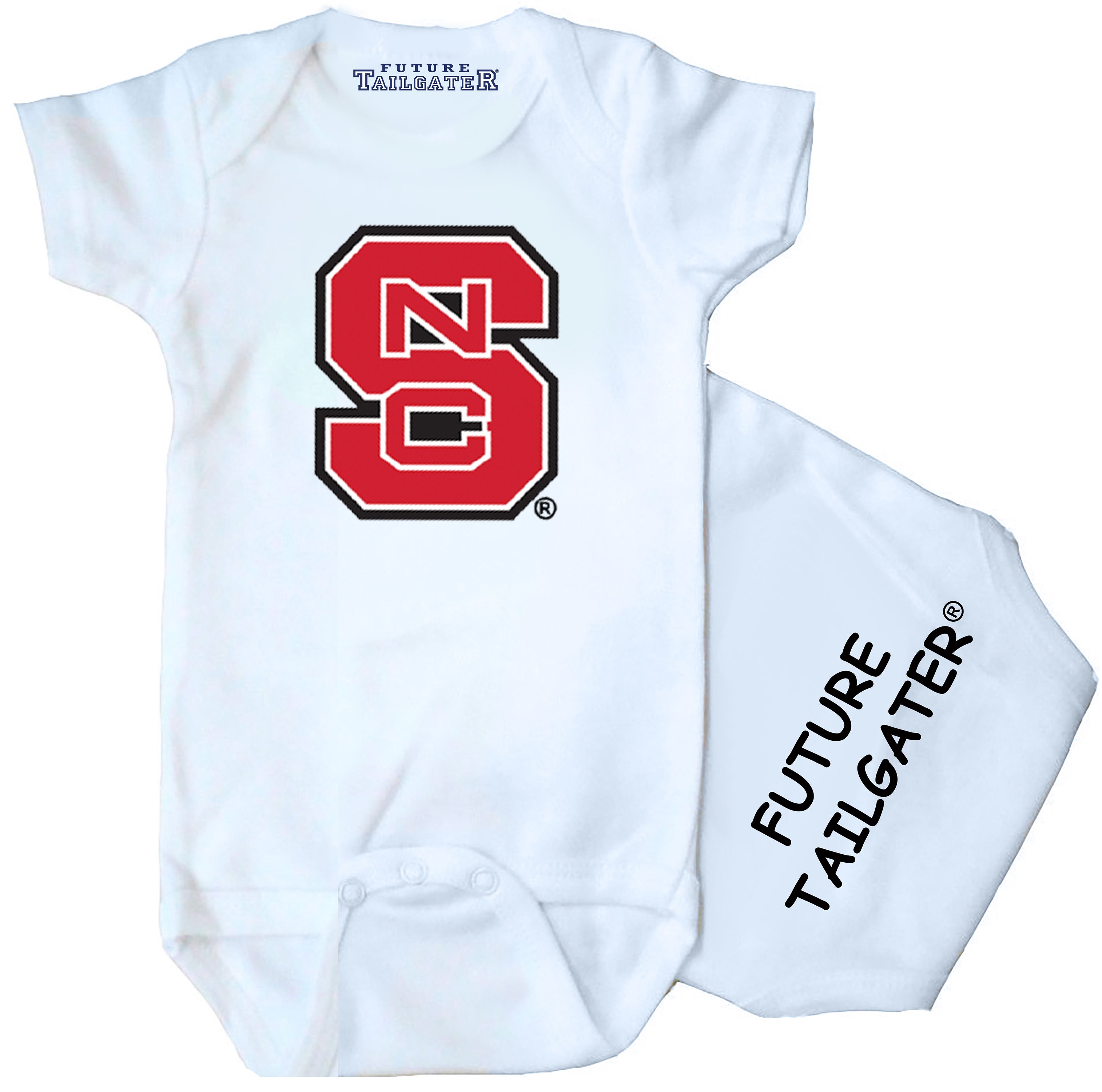NC State Wolfpack Future Tailgater FT Baby Bodysuit