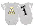 Appalachian State Mountaineers Football Jersey Baby Bodysuit - Personalized