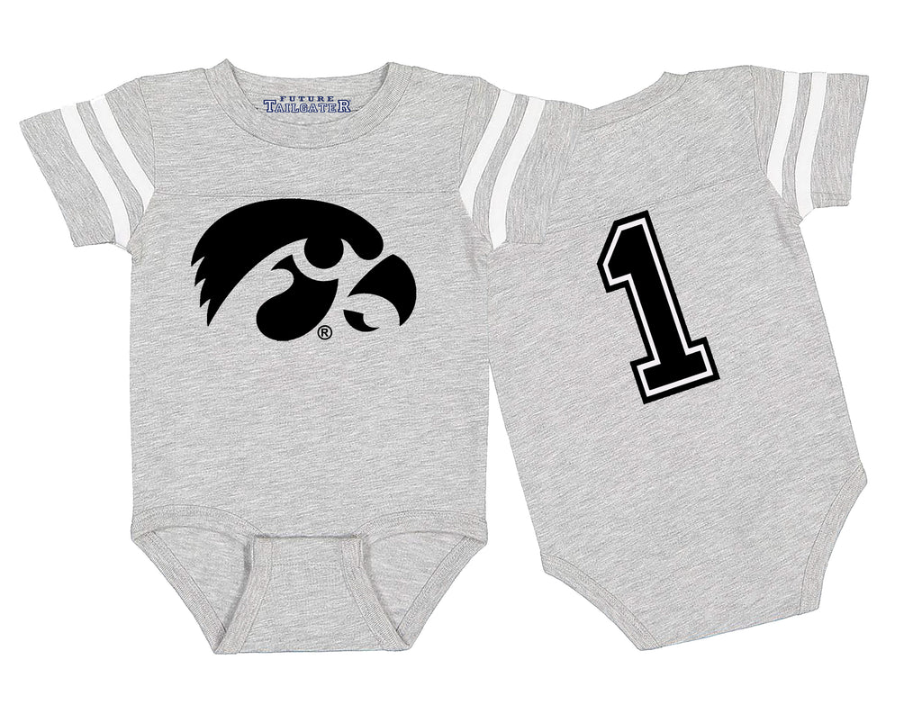 Iowa Hawkeyes Football Jersey Baby Bodysuit