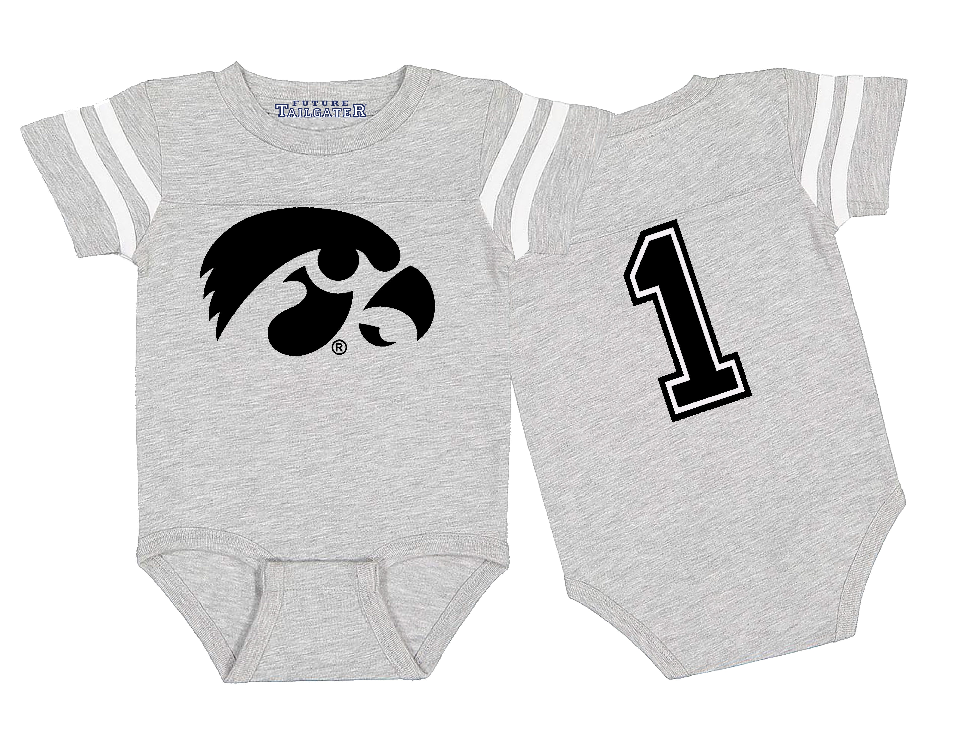 Iowa Hawkeyes Football Jersey Baby Bodysuit