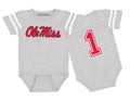 Ole Miss Rebels Football Jersey Baby Bodysuit