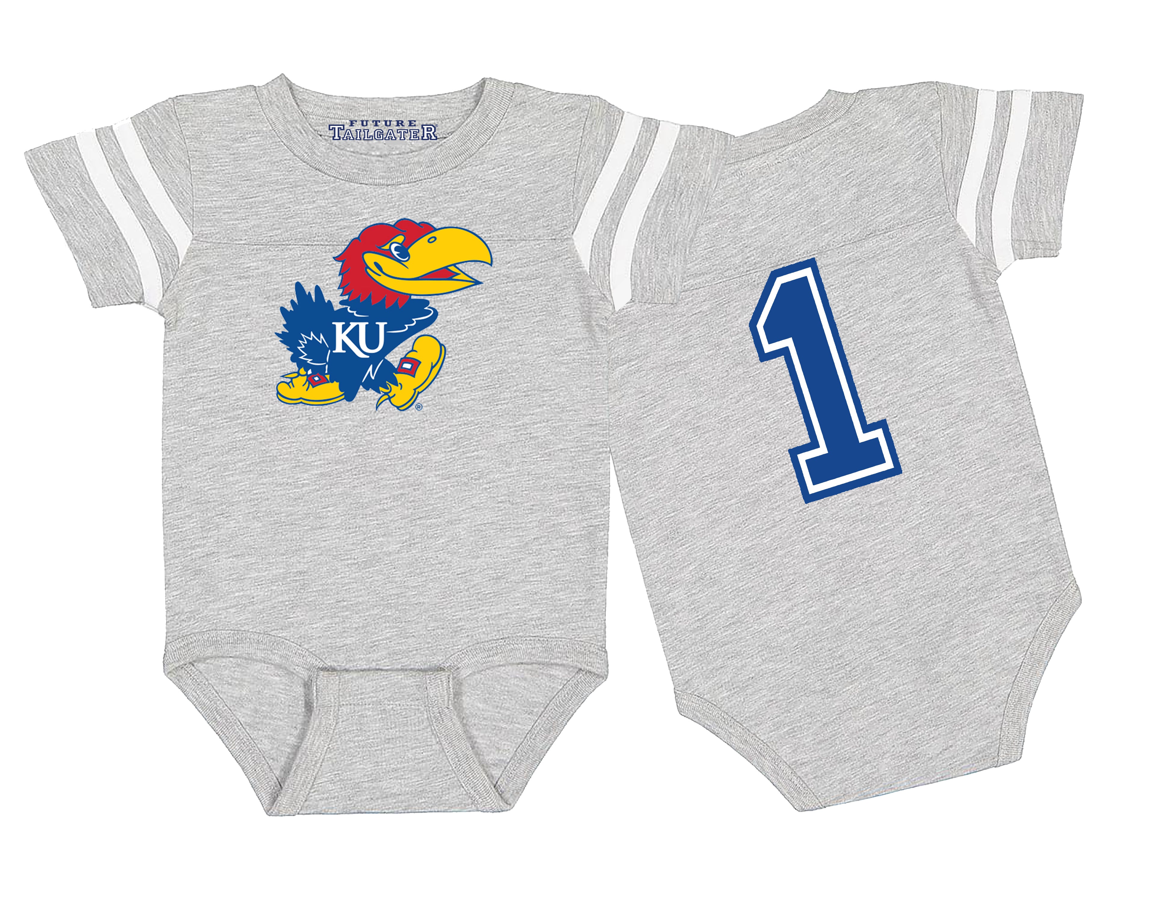 Kansas Jayhawks Football Jersey Baby Bodysuit
