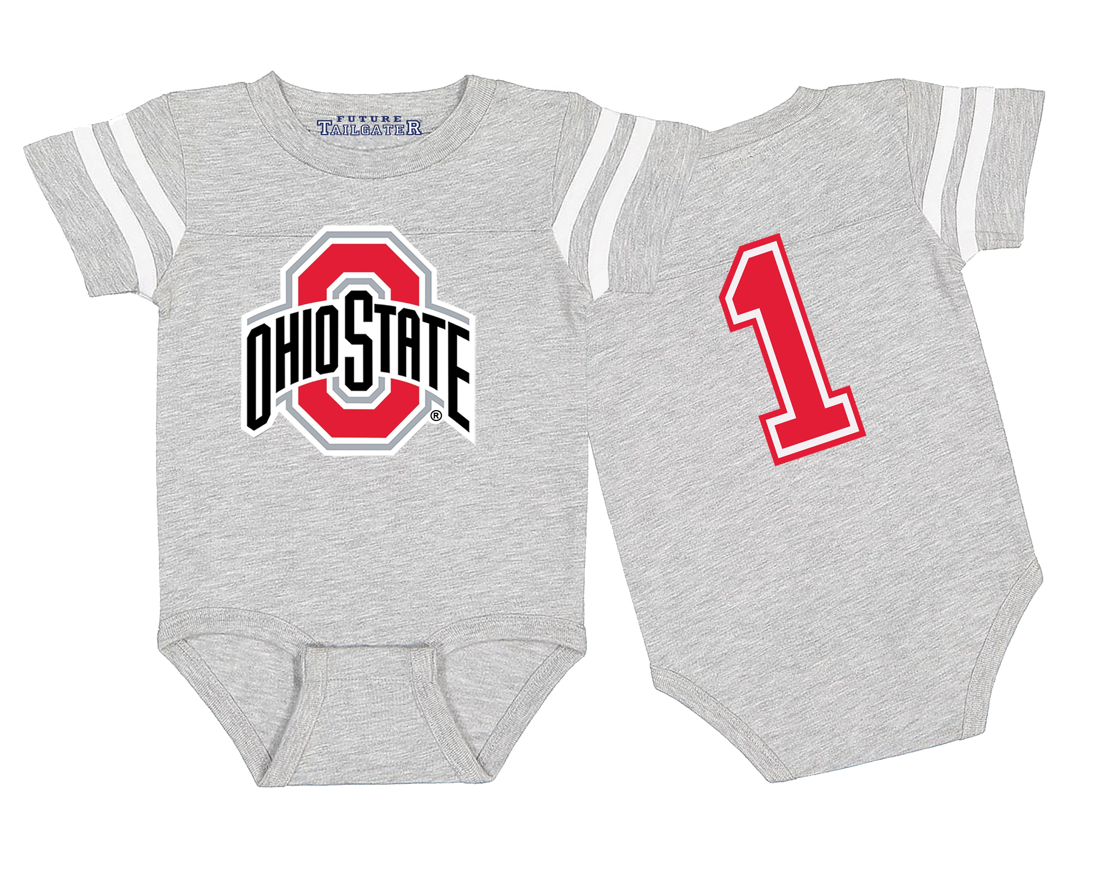 Ohio State Buckeyes Football Jersey Baby Bodysuit