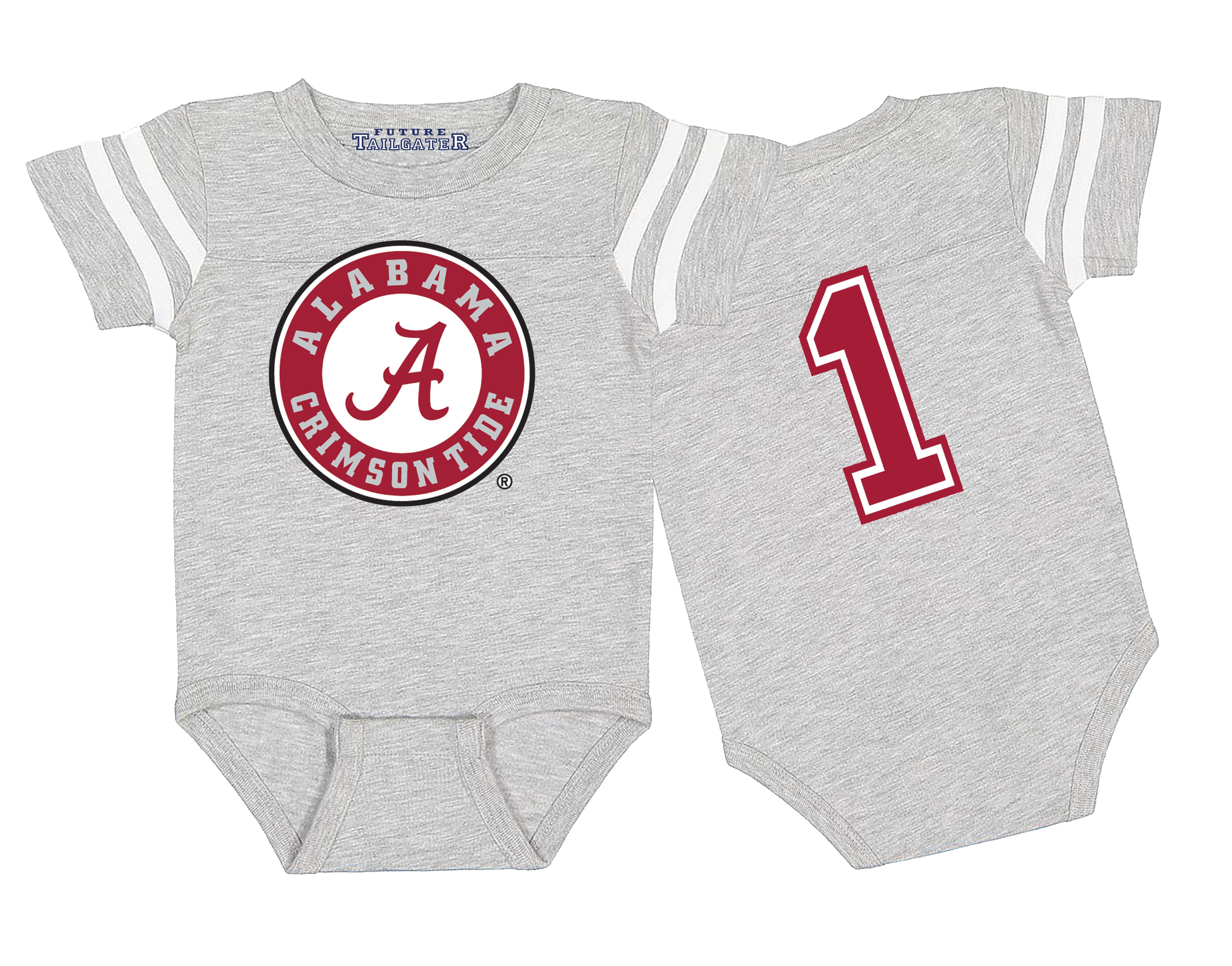Alabama Crimson Tide Football Jersey Baby Bodysuit