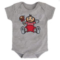 Ohio State Buckeyes Baby Brutus Mascot Baby Bodysuit - Gray