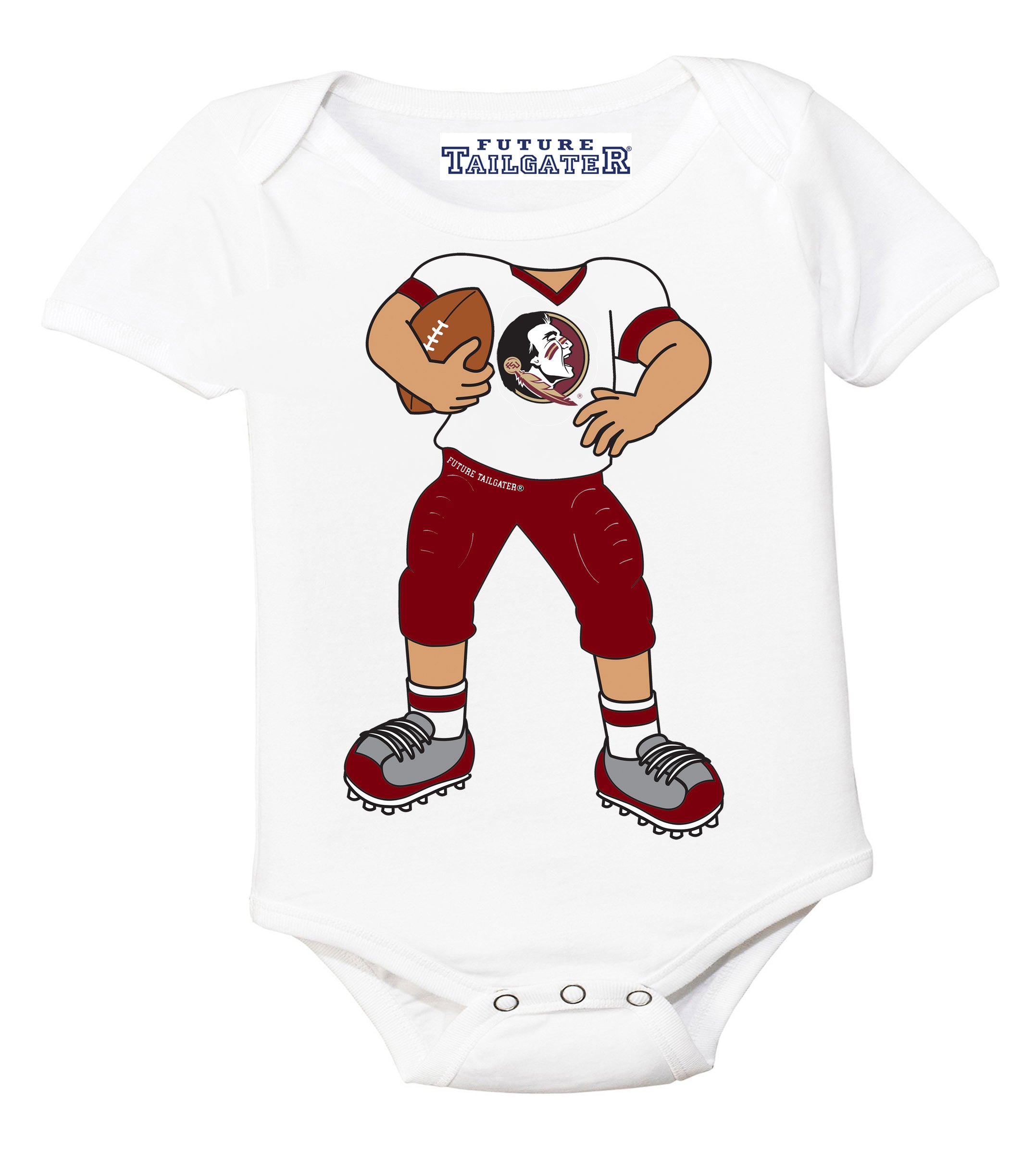 Florida State Seminoles Heads Up! Football Player Baby Bodysuit