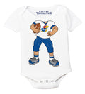 Kansas Jayhawks Heads Up! Football Player Baby Bodysuit
