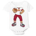 USC Trojans Heads Up! Football Player Baby Bodysuit