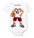 Florida State Seminoles Heads Up! Basketball Player Baby Bodysuit