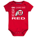 Utah Utes On Game Day Baby Bodysuit