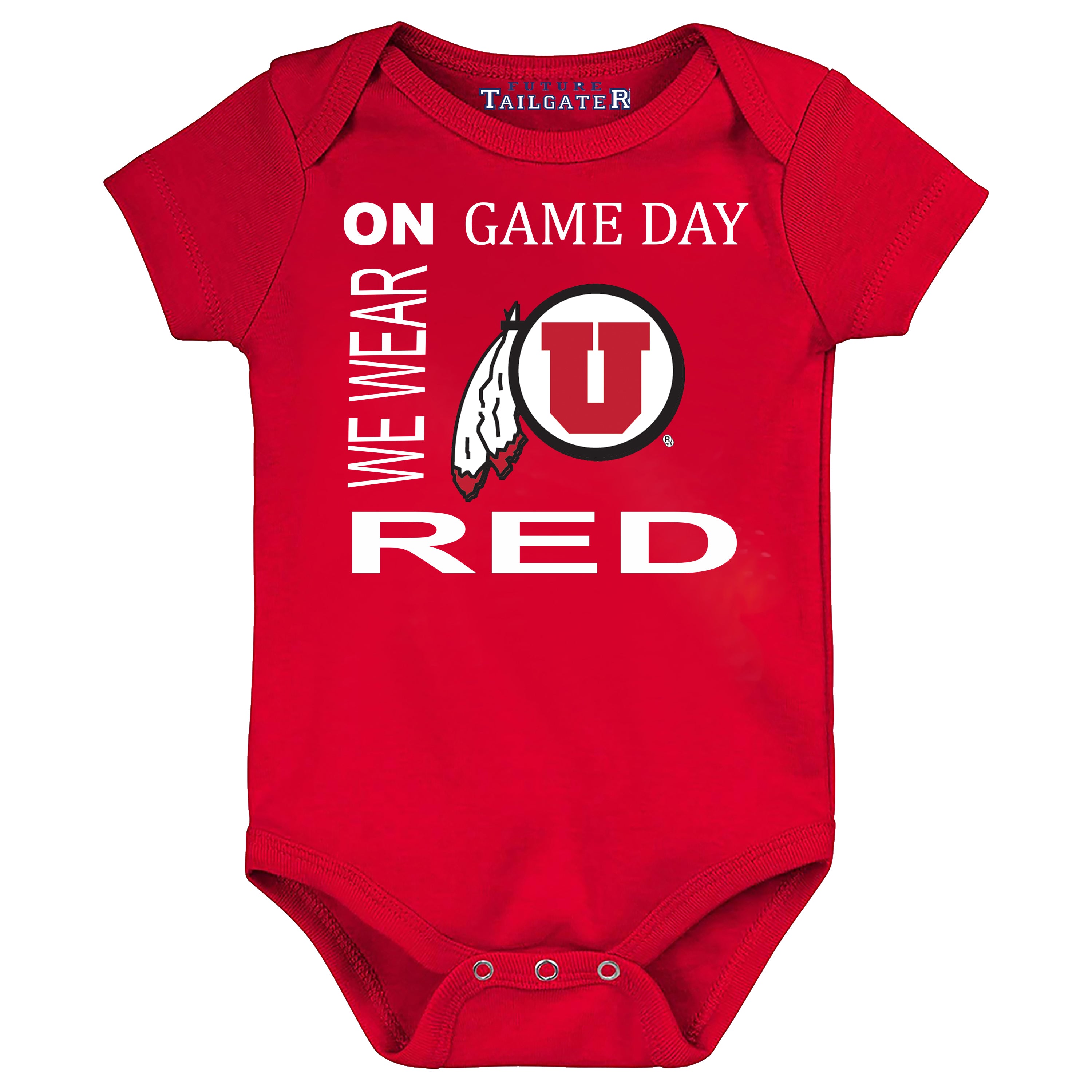 Utah Utes On Game Day Baby Bodysuit