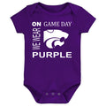 Kansas State Wildcats On Game Day Baby Bodysuit
