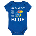 Kansas Jayhawks On Game Day Baby Bodysuit