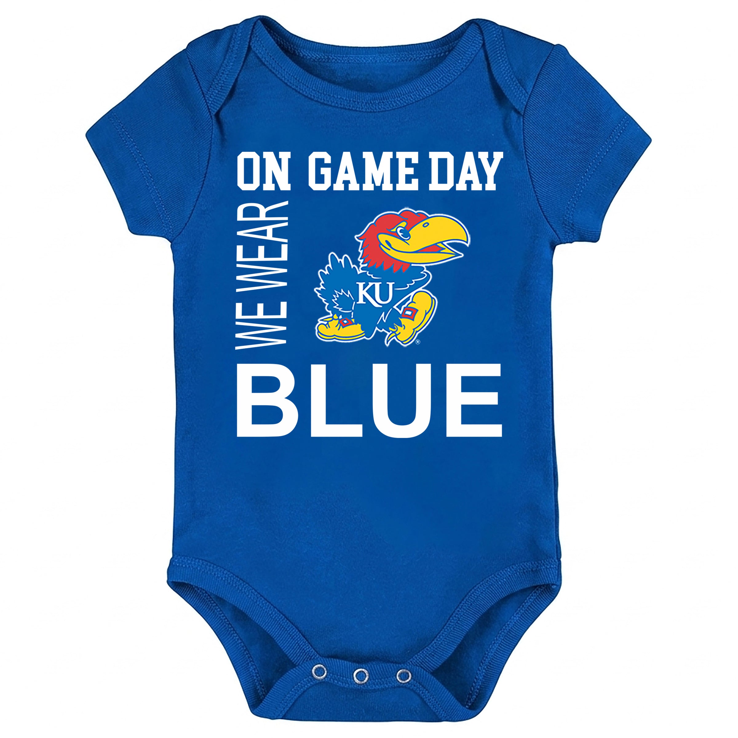 Kansas Jayhawks On Game Day Baby Bodysuit