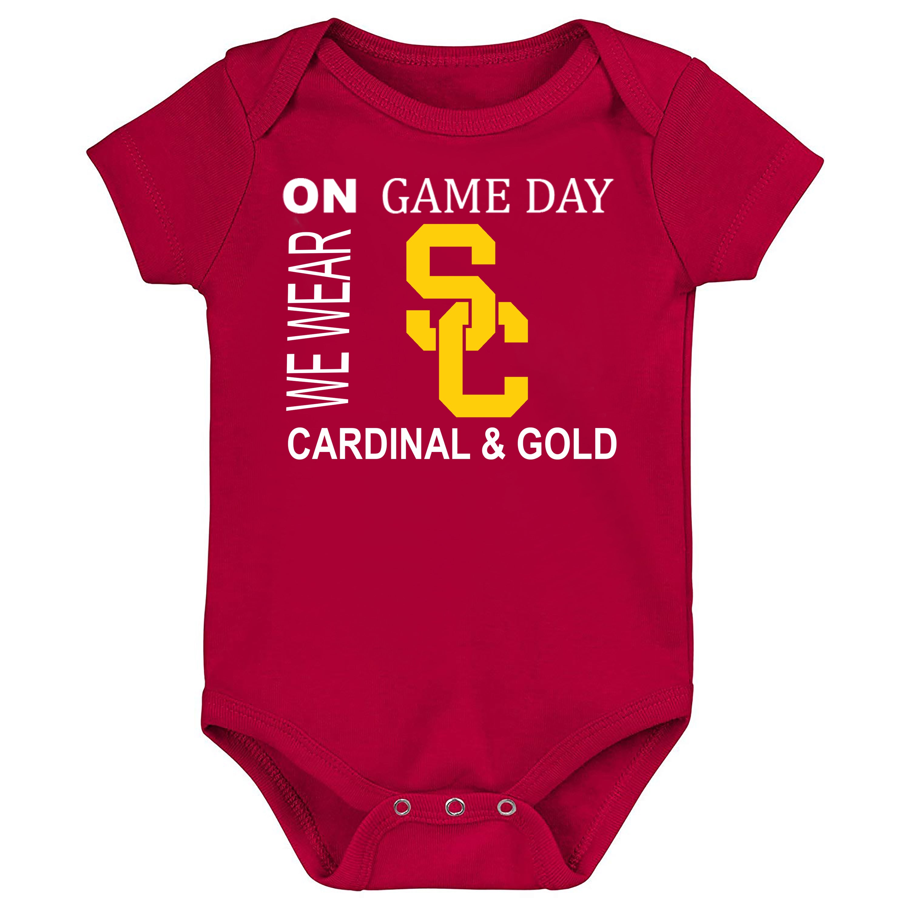 USC Trojans On Game Day Baby Bodysuit