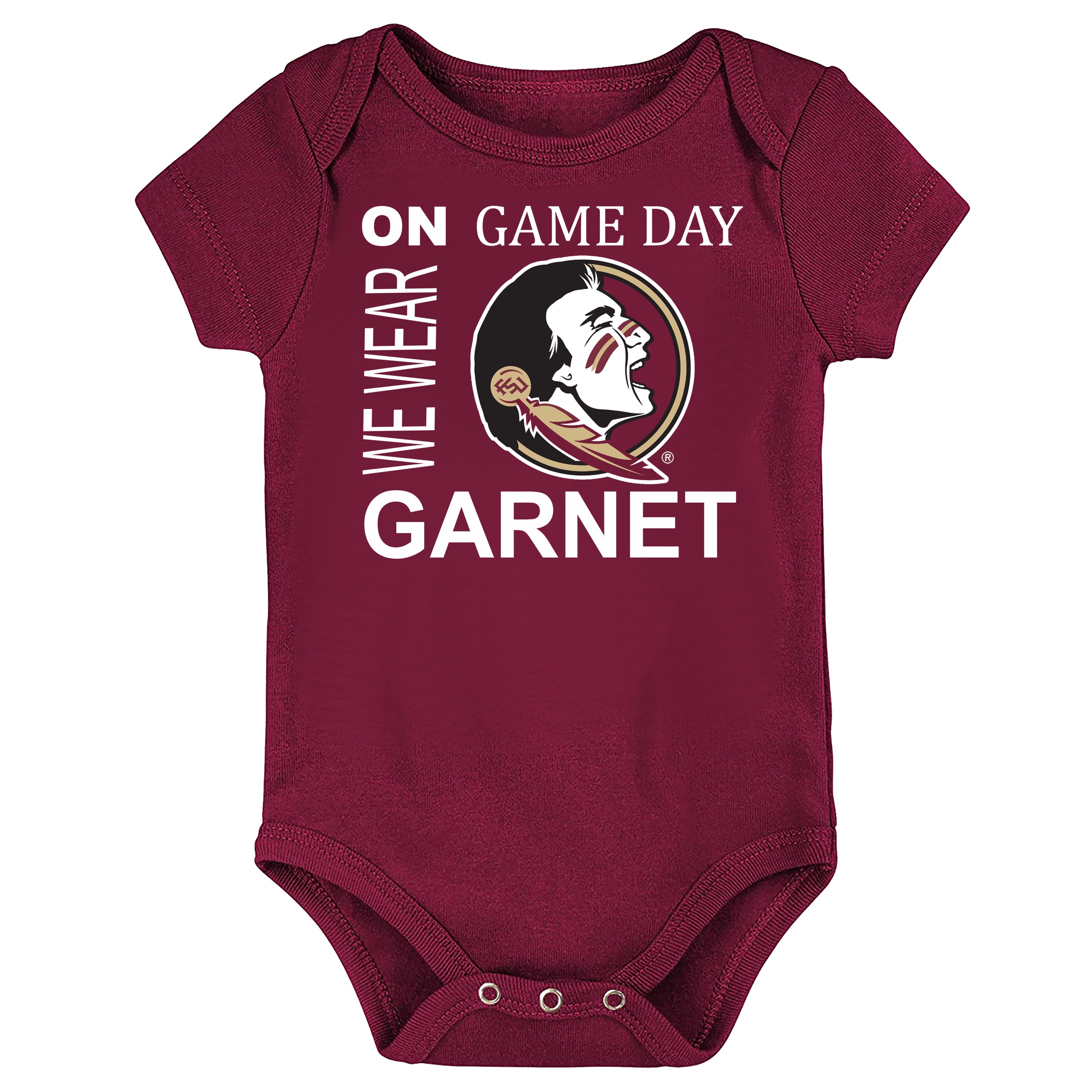 Florida State Seminoles On Game Day Baby Bodysuit