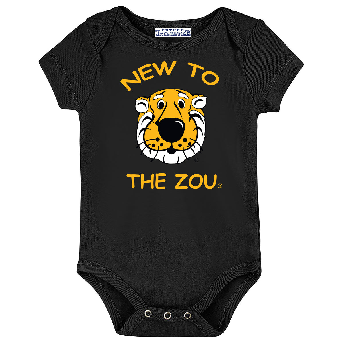 Missouri Tigers New To The Zou Baby Bodysuit