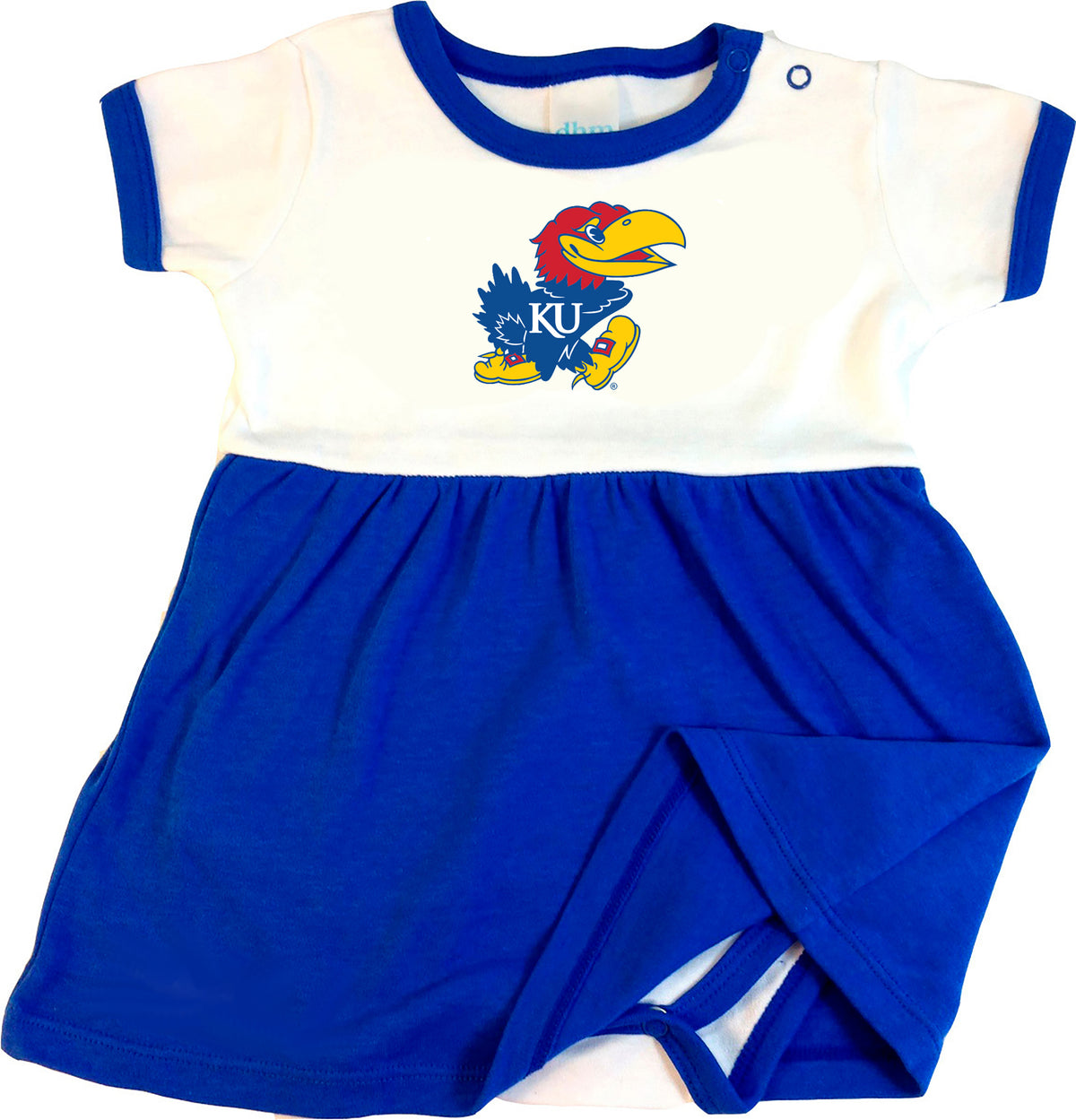 Kansas Jayhawks Baby Bodysuit Dress