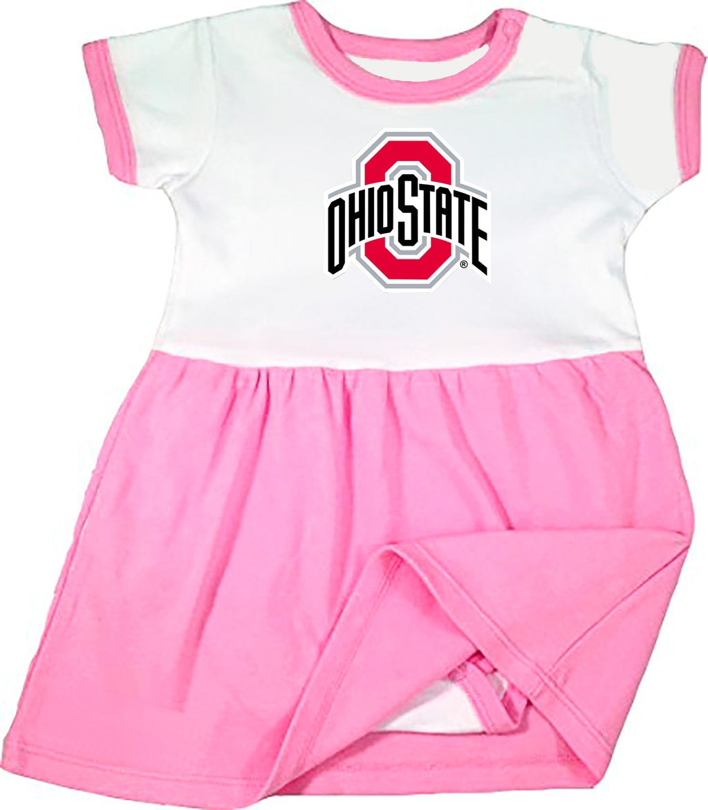 Ohio State Buckeyes Baby Bodysuit Dress